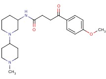 4-(4-methoxyphenyl)-N-(1'-methyl-1,4'-bipiperidin-3-yl)-4-oxobutanamide