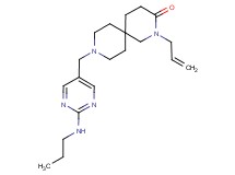 2-allyl-9-{[2-(propylamino)pyrimidin-5-yl]methyl}-2,9-diazaspiro[5.5]undecan-3-one