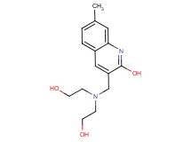 3-{[bis(2-hydroxyethyl)amino]methyl}-7-methyl-2-quinolinol
