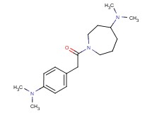 1-{[4-(dimethylamino)phenyl]acetyl}-N,N-dimethyl-4-azepanamine