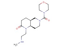 rel-(4aS,8aR)-1-[2-(methylamino)ethyl]-6-(4-morpholinylcarbonyl)octahydro-1,6-naphthyridin-2(1H)-one hydrochloride