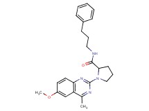 1-(6-methoxy-4-methyl-2-quinazolinyl)-N-(3-phenylpropyl)prolinamide