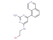 2-[(2-amino-6-isoquinolin-5-ylpyrimidin-4-yl)amino]ethanol