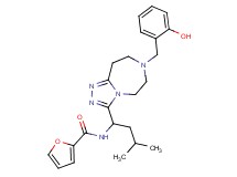 N-{1-[7-(2-hydroxybenzyl)-6,7,8,9-tetrahydro-5H-[1,2,4]triazolo[4,3-d][1,4]diazepin-3-yl]-3-methylbutyl}-2-furamide