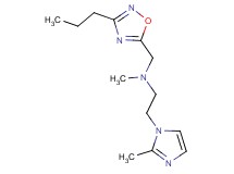 N-methyl-2-(2-methyl-1H-imidazol-1-yl)-N-[(3-propyl-1,2,4-oxadiazol-5-yl)methyl]ethanamine