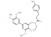 7-(3,4-dimethoxyphenyl)-9-methoxy-4-[3-(4-methylphenyl)propanoyl]-2,3,4,5-tetrahydro-1,4-benzoxazepine