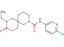 N-(6-chloro-3-pyridinyl)-8-ethyl-9-oxo-2,8-diazaspiro[5.5]undecane-2-carboxamide