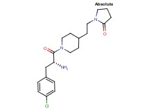 1-{2-[1-(4-chloro-D-phenylalanyl)-4-piperidinyl]ethyl}-2-pyrrolidinone hydrochloride