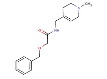 2-(benzyloxy)-N-[(1-methyl-1,2,3,6-tetrahydropyridin-4-yl)methyl]acetamide