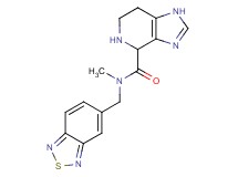 N-(2,1,3-benzothiadiazol-5-ylmethyl)-N-methyl-4,5,6,7-tetrahydro-1H-imidazo[4,5-c]pyridine-4-carboxamide dihydrochloride