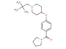 1-(2,2-dimethylpropyl)-4-[4-(1-pyrrolidinylcarbonyl)phenoxy]piperidine