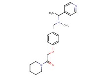N-methyl-N-[4-(2-oxo-2-piperidin-1-ylethoxy)benzyl]-1-pyridin-4-ylethanamine