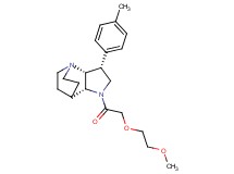 (3R*,3aR*,7aR*)-1-[(2-methoxyethoxy)acetyl]-3-(4-methylphenyl)octahydro-4,7-ethanopyrrolo[3,2-b]pyridine
