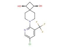 (1R*,3S*)-7-[5-chloro-3-(trifluoromethyl)-2-pyridinyl]-7-azaspiro[3.5]nonane-1,3-diol