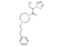 1-(3-phenylpropyl)-4-[2-(1H-pyrazol-1-yl)butanoyl]-1,4-diazepane