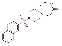 3-(2-naphthylsulfonyl)-3,9-diazaspiro[5.6]dodecan-10-one