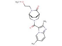 (1S*,5R*)-3-[(2,6-dimethylimidazo[1,2-a]pyridin-3-yl)carbonyl]-6-(2-methoxyethyl)-3,6-diazabicyclo[3.2.2]nonan-7-one
