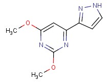 2,4-dimethoxy-6-(1H-pyrazol-3-yl)pyrimidine