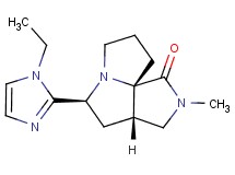 (3aS*,5S*,9aS*)-5-(1-ethyl-1H-imidazol-2-yl)-2-methylhexahydro-7H-pyrrolo[3,4-g]pyrrolizin-1(2H)-one