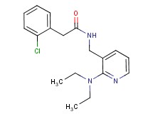 2-(2-chlorophenyl)-N-{[2-(diethylamino)-3-pyridinyl]methyl}acetamide