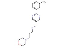 N-{[2-(3-methylphenyl)pyrimidin-5-yl]methyl}-3-morpholin-4-ylpropan-1-amine