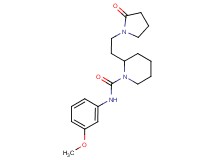 N-(3-methoxyphenyl)-2-[2-(2-oxo-1-pyrrolidinyl)ethyl]-1-piperidinecarboxamide