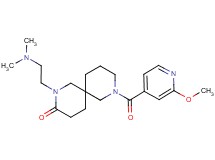 2-[2-(dimethylamino)ethyl]-8-(2-methoxyisonicotinoyl)-2,8-diazaspiro[5.5]undecan-3-one