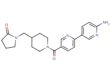 1-({1-[(6'-amino-2,3'-bipyridin-5-yl)carbonyl]piperidin-4-yl}methyl)pyrrolidin-2-one