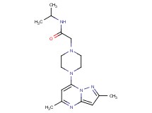 2-[4-(2,5-dimethylpyrazolo[1,5-a]pyrimidin-7-yl)-1-piperazinyl]-N-isopropylacetamide