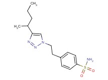 4-{2-[4-(1-methylbutyl)-1H-1,2,3-triazol-1-yl]ethyl}benzenesulfonamide