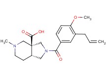 (3aS*,7aR*)-2-(3-allyl-4-methoxybenzoyl)-5-methyloctahydro-3aH-pyrrolo[3,4-c]pyridine-3a-carboxylic acid