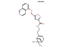 N-{2-[(1R,5S)-6,6-dimethylbicyclo[3.1.1]hept-2-en-2-yl]ethyl}-5-[(5-isoquinolinyloxy)methyl]-3-isoxazolecarboxamide