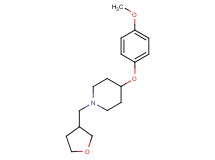 4-(4-methoxyphenoxy)-1-(tetrahydro-3-furanylmethyl)piperidine