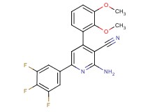 2-amino-4-(2,3-dimethoxyphenyl)-6-(3,4,5-trifluorophenyl)nicotinonitrile