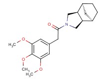 (1R*,2R*,6S*,7S*)-4-[(3,4,5-trimethoxyphenyl)acetyl]-4-azatricyclo[5.2.1.0~2,6~]decane