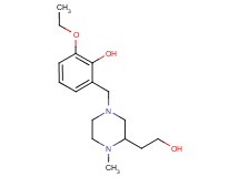 2-ethoxy-6-{[3-(2-hydroxyethyl)-4-methyl-1-piperazinyl]methyl}phenol