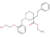 ethyl 1-[2-(2-hydroxyethoxy)benzyl]-3-(2-phenylethyl)-3-piperidinecarboxylate
