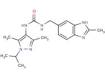 N-(1-isopropyl-3,5-dimethyl-1H-pyrazol-4-yl)-N'-[(2-methyl-1H-benzimidazol-6-yl)methyl]urea