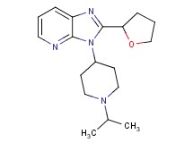3-(1-isopropyl-4-piperidinyl)-2-(tetrahydro-2-furanyl)-3H-imidazo[4,5-b]pyridine
