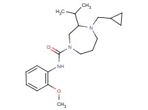 4-(cyclopropylmethyl)-3-isopropyl-N-(2-methoxyphenyl)-1,4-diazepane-1-carboxamide