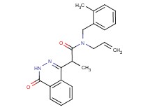 N-allyl-N-(2-methylbenzyl)-2-(4-oxo-3,4-dihydrophthalazin-1-yl)propanamide