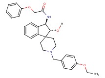 N-[(2R*,3R*)-1'-(4-ethoxybenzyl)-2-hydroxy-2,3-dihydrospiro[indene-1,4'-piperidin]-3-yl]-2-phenoxyacetamide
