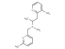 N-methyl-1-(3-methylpyridin-2-yl)-N-[(6-methylpyridin-2-yl)methyl]propan-2-amine