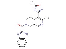 2-(1H-benzimidazol-2-ylcarbonyl)-6-methyl-5-(5-methyl-1,2,4-oxadiazol-3-yl)-1,2,3,4-tetrahydro-2,7-naphthyridine