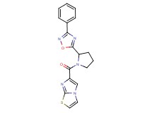 6-{[2-(3-phenyl-1,2,4-oxadiazol-5-yl)-1-pyrrolidinyl]carbonyl}imidazo[2,1-b][1,3]thiazole