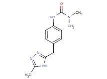 N,N-dimethyl-N'-{4-[(5-methyl-4H-1,2,4-triazol-3-yl)methyl]phenyl}urea