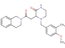 3-[2-(3,4-dihydro-2(1H)-isoquinolinyl)-2-oxoethyl]-4-(4-methoxy-3-methylbenzyl)-2-piperazinone