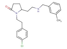 1-[2-(4-chlorophenyl)ethyl]-5-{2-[(3-methylbenzyl)amino]ethyl}-2-pyrrolidinone