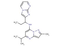 N-(1-imidazo[1,2-a]pyrimidin-2-ylpropyl)-5-isopropyl-2-methylpyrazolo[1,5-a]pyrimidin-7-amine