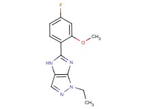 1-ethyl-5-(4-fluoro-2-methoxyphenyl)-1,4-dihydroimidazo[4,5-c]pyrazole